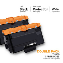 Compatible Toner Cartridge Brother TN-880 2 Pack - E-Z Ink Inc.