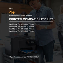 Epson 822XL T822 Remanufactured Ink Cartridge (2 Black)