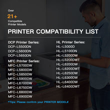 Brother TN850 TN820 Compatible Toner Cartridge (4 Black)