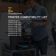 Epson 252XL T252 Remanufactured Ink Cartridge (1 Large Black, 1 Cyan, 1 Magenta, 1 Yellow)