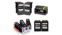 A Free compatible or remanufactured ink cartridge (One Black)