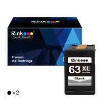 HP 63 63XL Remanufactured Ink Cartridge (2 Black)