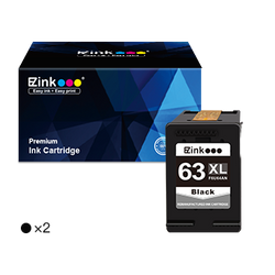 HP 63 63XL Remanufactured Ink Cartridge (2 Black)