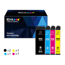 Epson 702XL T702XL Remanufactured Ink Cartridge (5 Pack)