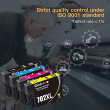 Epson 702XL T702XL Remanufactured Ink Cartridge (4 Pack)