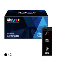 Epson 702XL T702XL Remanufactured Ink Cartridge (2 Black)