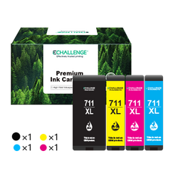 HP 711XL 711 XL Compatible Ink Cartridge (4 Pack)