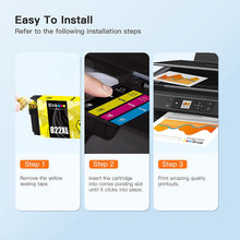 Epson 822XL T822XL Remanufactured Ink Cartridge (4 Pack)