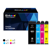 Epson 802XL T802XL Remanufactured Ink Cartridge (4 Pack)