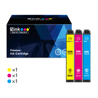 Epson 812XL T812 Remanufactured Ink Cartridge (3 Pack)