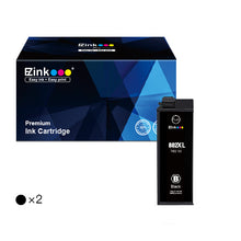 Epson 802XL T802XL Remanufactured Ink Cartridge (2 Black)