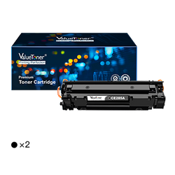 HP 85A CE285A Compatible Toner Cartridge (2 Black)