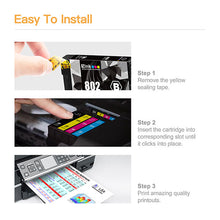 Epson 802XL T802 Remanufactured Ink Cartridge (3 Pack)