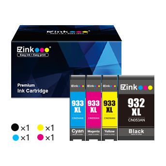 HP 932XL 933XL Compatible Ink Cartridge (4 Pack) | E-Z Ink