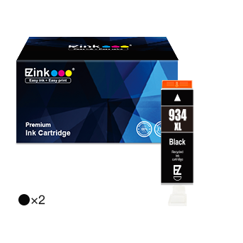 HP 934XL 934 XL Compatible Ink Cartridge (2 Black)