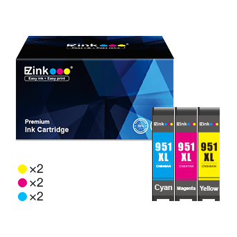 HP 951 XL 951XL Compatible Ink Cartridge (6 Pack)