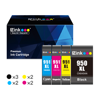 HP 950XL 951XL Compatible Ink Cartridge (9 Pack) | E-Z Ink