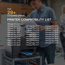 HP 952 952XL Remanufactured Ink Cartridge (4 Pack)