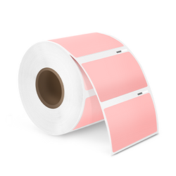 2.25”x1.25” Direct Thermal Label, Compatible with Zebra,Dymo, Rollo and More Label Printers (1000 Labels, Pink)