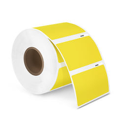 2.25”x1.25” Direct Thermal Label, Compatible with Zebra, Dymo, Rollo Label Printers, BPA Free (1000 Labels, Yellow)