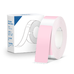 Thermal Label Maker Tape Adapted P10 Label Maker, Standard Laminated Office Labeling, 15mmx40mm/0.5x1.57inch, 180 Labels/Roll, P10 Thermal Printing Label Paper (Pink)