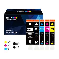 Canon PGI-220 CLI-221 Compatible Ink Cartridge (5 Pack)