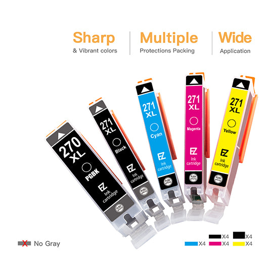 Canon PGI-270XL CLI-271XL Compatible Ink Cartridge (20 Pack) | E-Z Ink