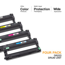 Brother DR223CL DR-223 Compatible Drum Unit (4 Pack)