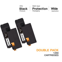 Dell 1250 810WH Compatible Toner Cartridge (2 Pack)