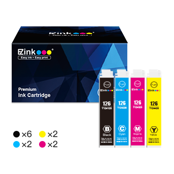 EPSON インクセット Epson 126 T126 Remanufactured Ink Cartridge (12 Pack) | E-Z Ink