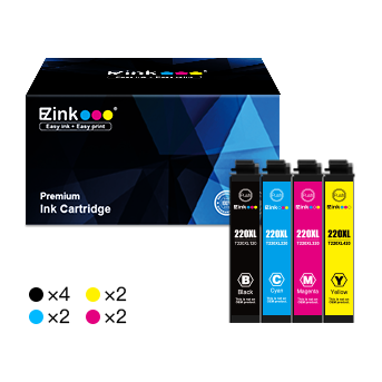Epson 220XL T220XL Remanufactured Ink Cartridge (10 Pack)