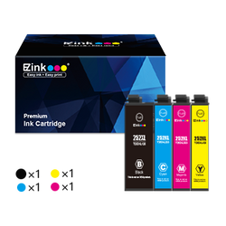 Epson 252XL T252 Remanufactured Ink Cartridge (1 Large Black, 1 Cyan, 1 Magenta, 1 Yellow)