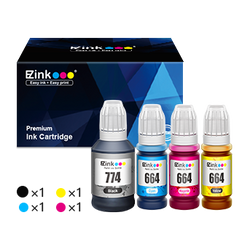 Epson 774 664 Compatible Ink Bottle (4 Pack)