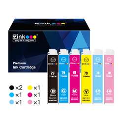 Epson 79 T079 Remanufactured Ink Cartridge (7 Pack)