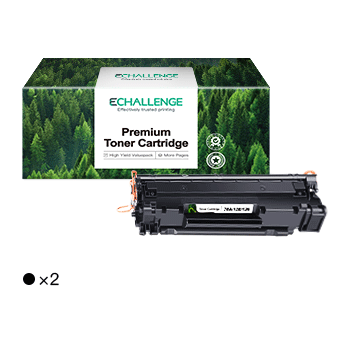 Canon 126 128 Compatible Toner Cartridge (2 Black)