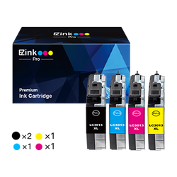 Brother LC3013 LC3011 LC-3013 Compatible Ink Cartridge (5 Pack)