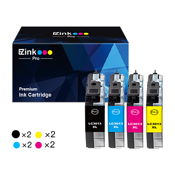Brother LC3013 LC3011 LC-3013 Compatible Ink Cartridge (8 Pack)