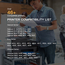 HP 63 63XL Remanufactured Ink Cartridge (1 Black, 1 Tri-Color)