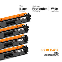 HP 94A CF294A Compatible Toner Cartridge (4 Pack)