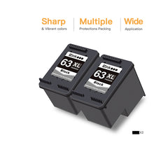 HP 63 63XL Remanufactured Ink Cartridge (2 Black)