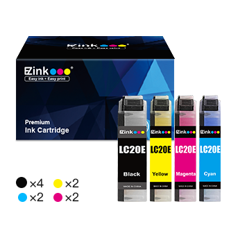 Brother LC20E LC-20E XXL Compatible Ink Cartridge (10 Pack)