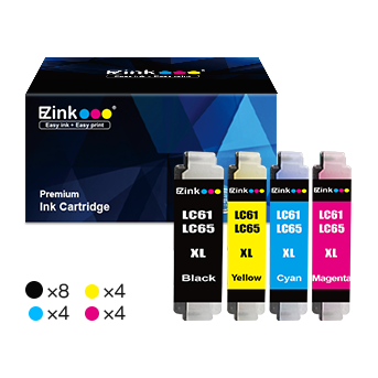 Brother LC61 LC65 Compatible Ink Cartridge (20 Pack)
