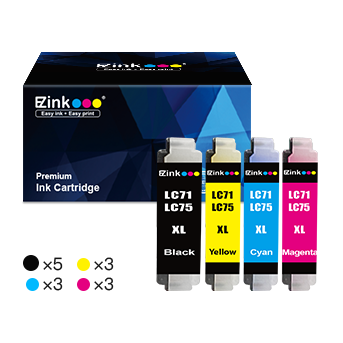 Brother LC75XL LC71XL Compatible Ink Cartridge (14 Pack)