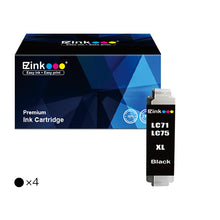 Brother LC-75XL LC71XL Compatible Ink Cartridge (4 Black)