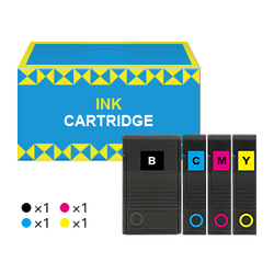 HP 962XL 962 XL Remanufactured Ink Cartridges (4 Pack)