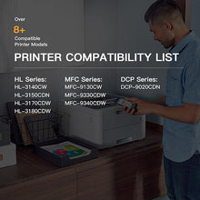 Brother TN221 TN225 Compatible Toner Cartridge (4 Pack)