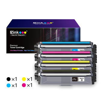 Brother TN221 TN225 Compatible Toner Cartridge (4 Pack)