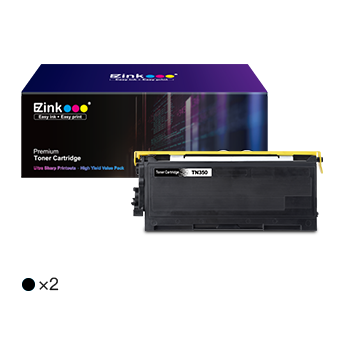 Brother TN350 TN-350 Compatible Toner Cartridge (2 Pack)