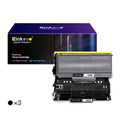Brother TN360 TN330 DR360 Compatible Toner Cartridge and Drum Unit (2 Toner, 1 Drum Unit)