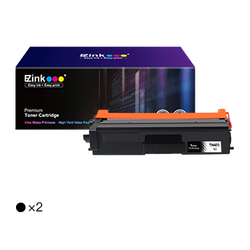 Brother TN433 TN-433 Compatible Toner Cartridge (2 Black)